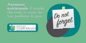 "Scopri come l'anamnesi nutrizionale, il ricordo della tua storia alimentare, può svelare le cause del peso e guidarti verso soluzioni efficaci."